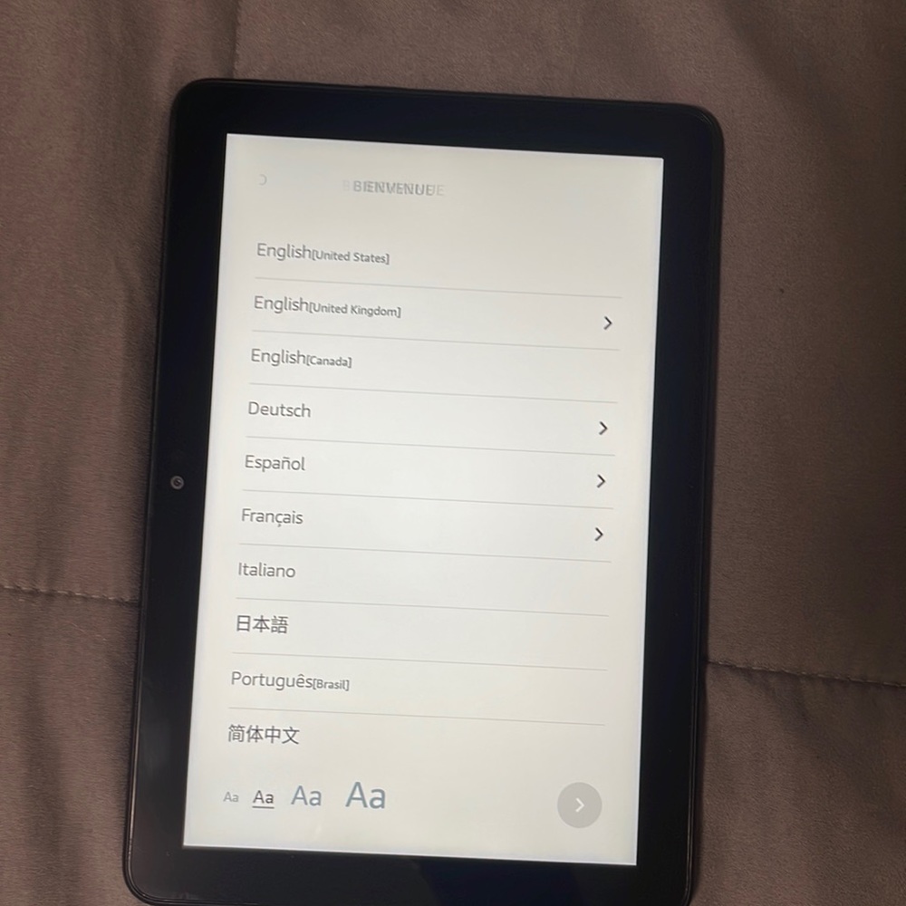 Amazon fire HD 8 tablet 8” 32GB black